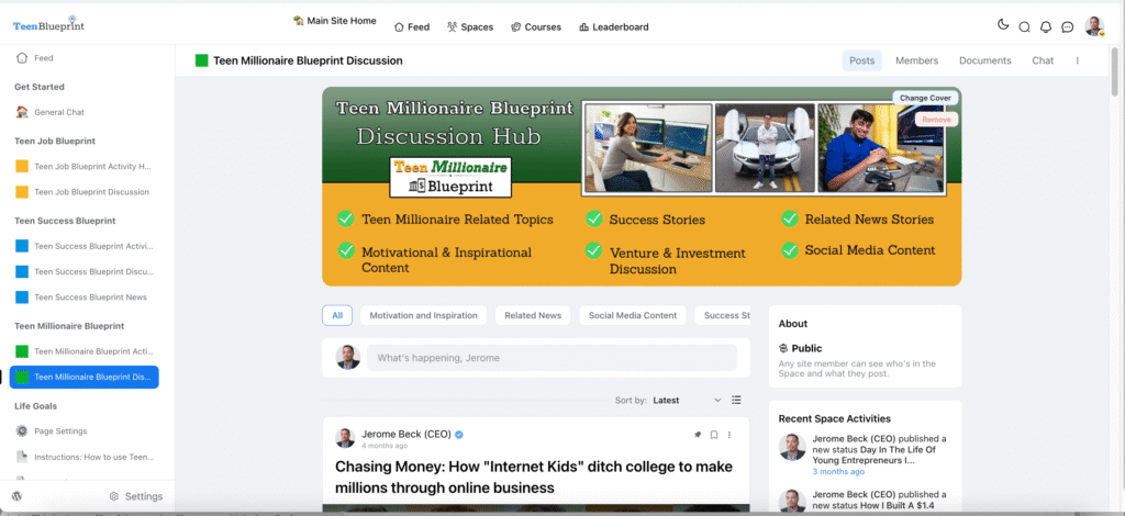 AIM Portal where parents and teens connect!
